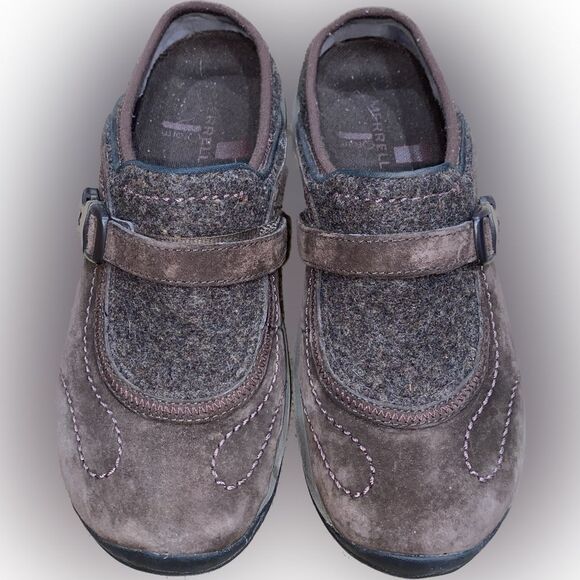 Merrell Encore Sidestep Clog Mule Dark Brown Women’s Size 8 - Picture 3 of 6